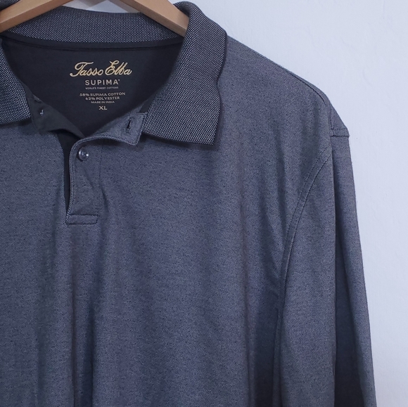 tasso elba long sleeve polo